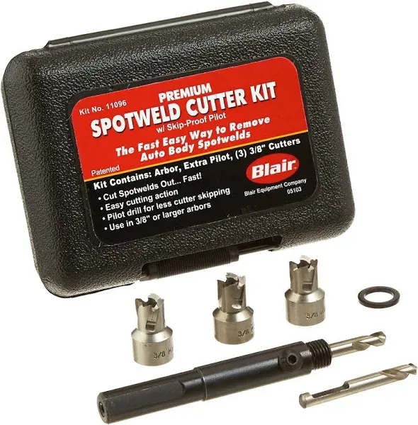 Blair™ 11096 Skip-Proof Spot Weld Cutter Kit