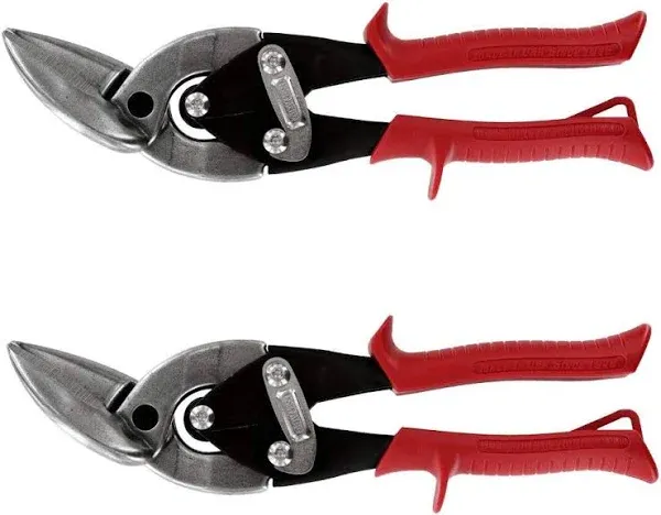 Midwest P6510L Forged Snips Offset Left Aviation Snip