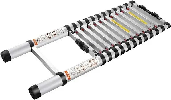 VEVOR Telescoping Ladder Aluminum Extension 12.5 ft