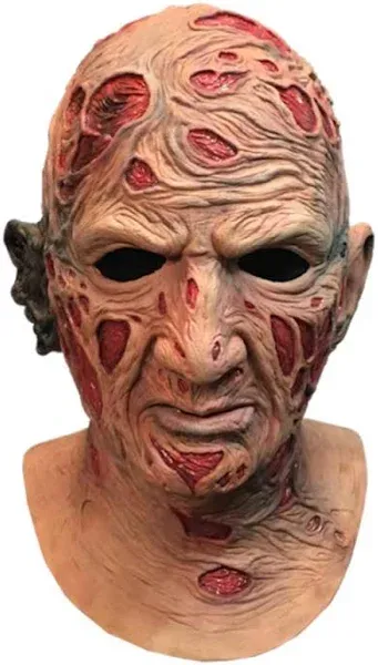 Trick or Treat Studios A NIGHTMARE ON ELM STREET Freddy Halloween Mask NEW