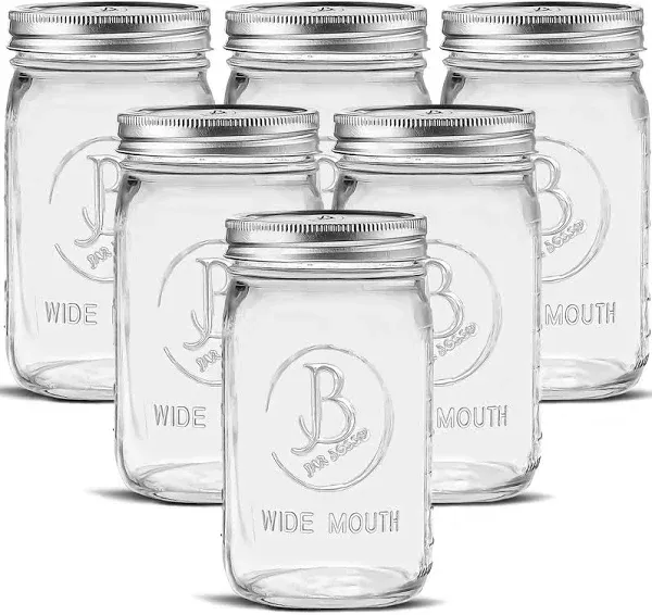 Ball Wide Mouth Glass Mason Jars