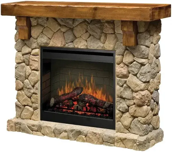 Dimplex Fieldstone Mantel Electric Fireplace GDS28L8-904ST