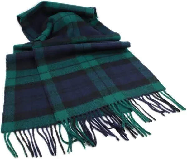 Lambswool Irish Tartan Plaid Scarf