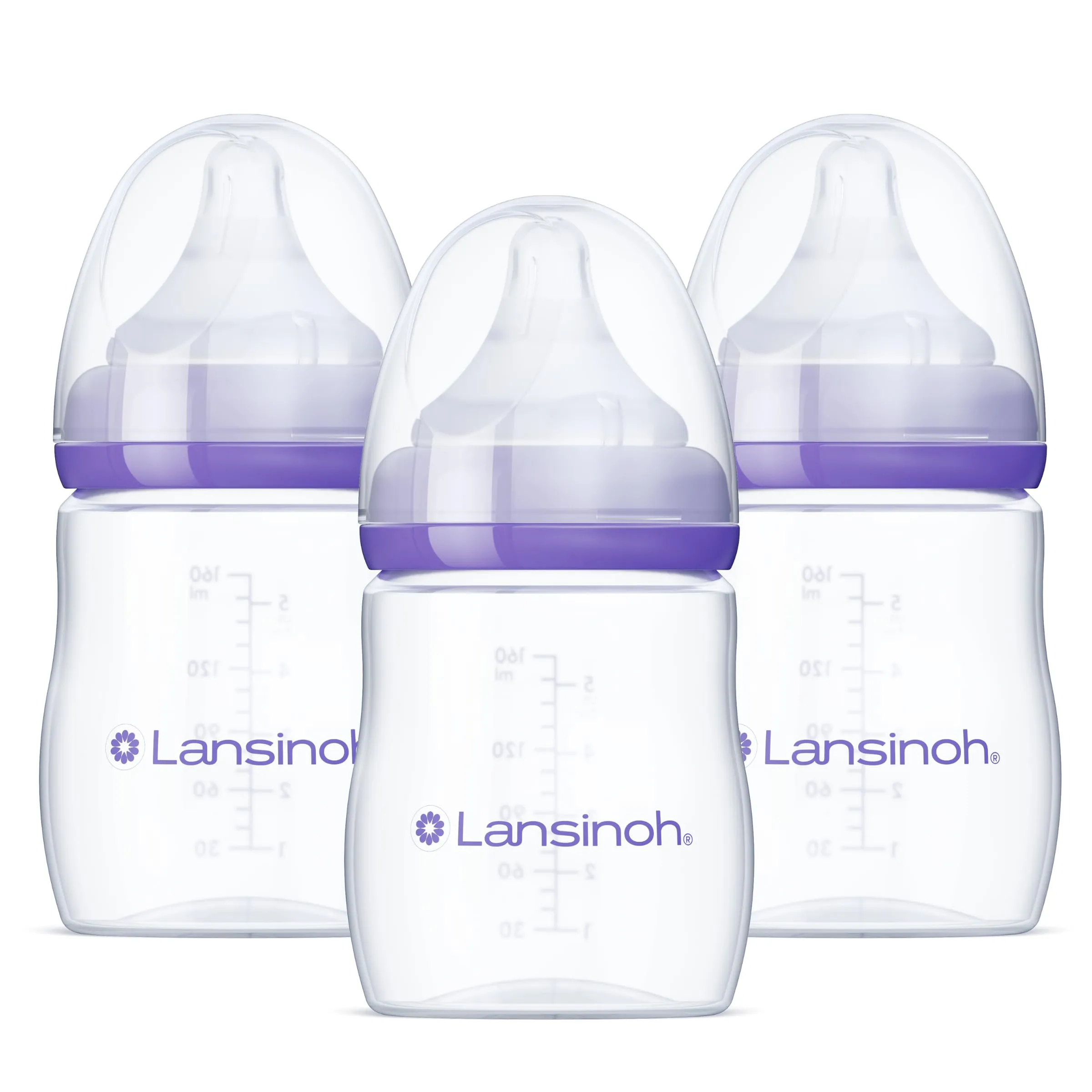 Lansinoh Breastmilk Storage Bottles 5oz 3-Pack