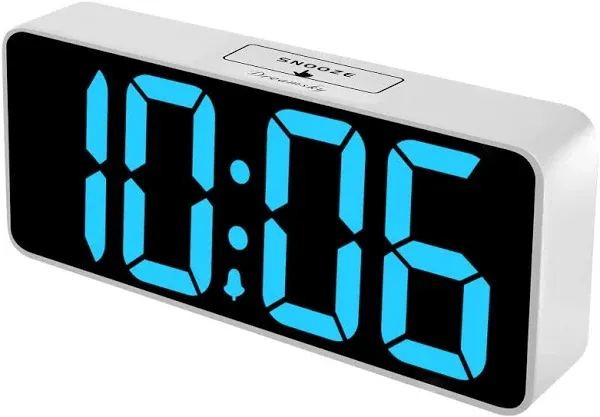 DreamSky Large Digital Alarm Clock Big Numbers for Seniors &amp; Visually Impaired -