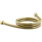 KOHLER K-9514-PB MasterShower 60 In. Metal Shower Hose, Vibrant Polished Brass