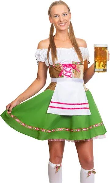 Skeleteen Women's Oktoberfest Beer Girl Costumes