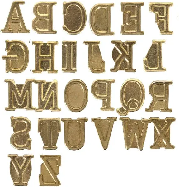 Walnut Hollow Hot Stamps Alphabet Set