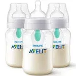 Philips Avent Baby Bottle, Anti-Colic, 1m+ - 3 bottles