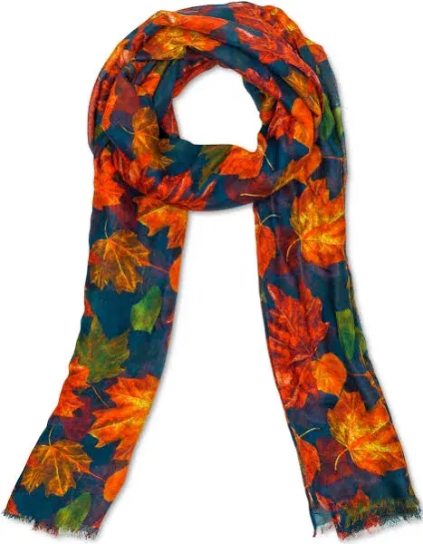 Patricia Nash Women's Maple Leaves Vintage Print Scarf