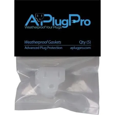 Weatherproof Gaskets & Plug Covers - 5 Pack