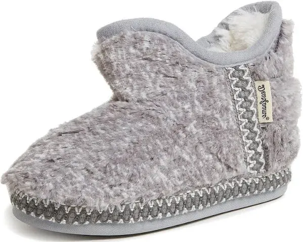 Kids Charlotte Furry Bootie Slipper