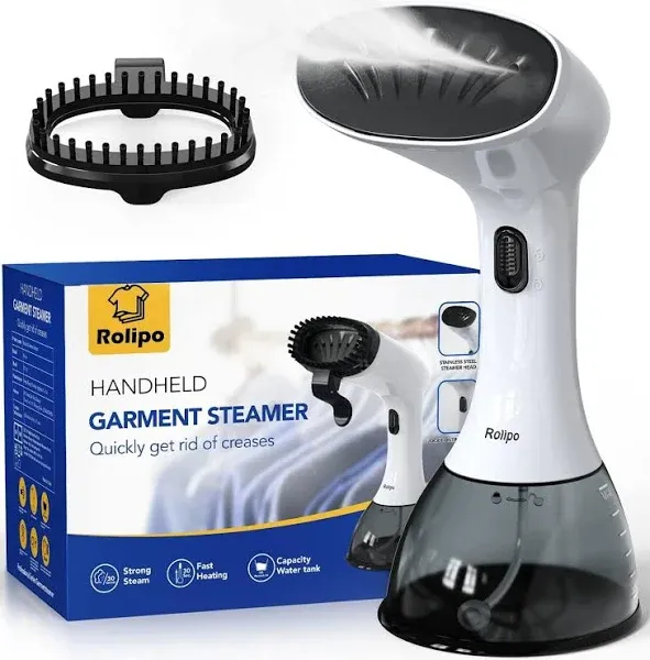 Steamer for Clothes 1350W, Clothes Steamer for Home, Office, Travel, Upgraded 400ML Large Capacity Water Tank, Wrinkle Remover