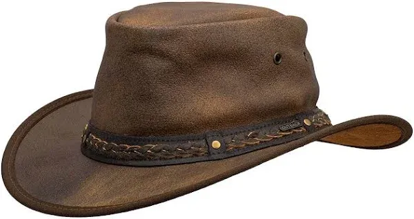 Outback Trading Co. Iron Bark Breathable Leather Hat