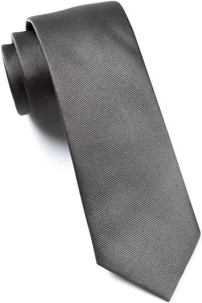 NEW The Tie Bar Tie Pale Champagne Grosgrain Silk Necktie Men&#039;s Slim