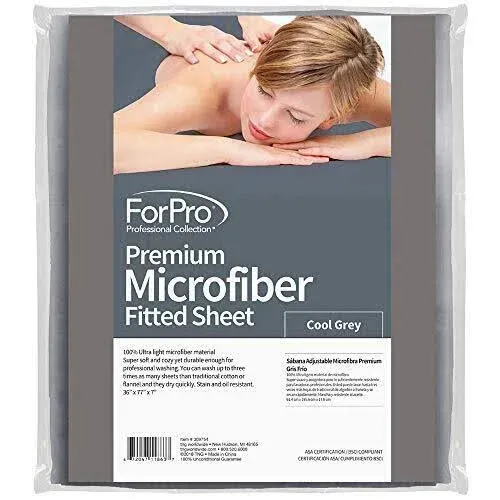 ForPro Premium Microfiber Massage Fitted Sheet