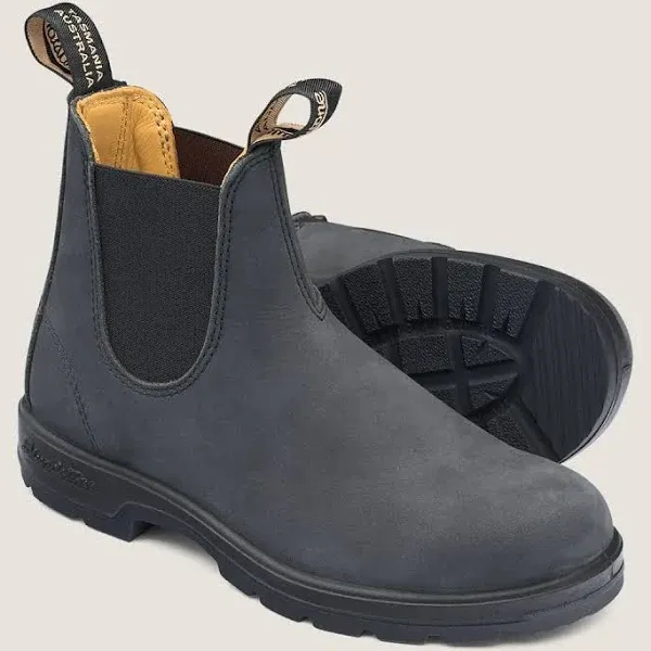 NEW Blundstone Style 587 Rustic Black Leather Boots for Men