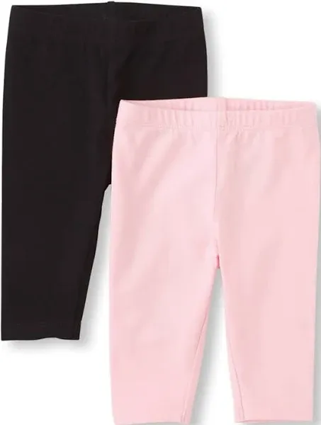 The Children's Place baby Girls Capri Leggings 2 Pack