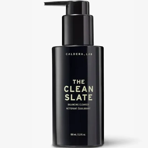 Caldera + Lab The Clean Slate | Men's Organic Foaming Facial Cleanser for Dry, Sensitive, & Normal Skin – Vegan, Natural & Antioxidant Packed Exfoliating Face Wash