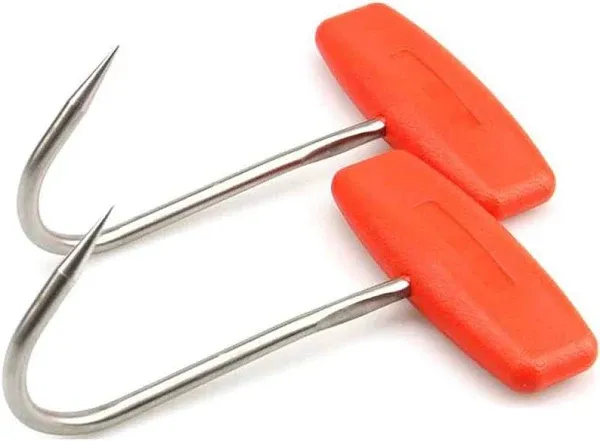 TIHOOD 2PCS Meat Hooks for Butchering