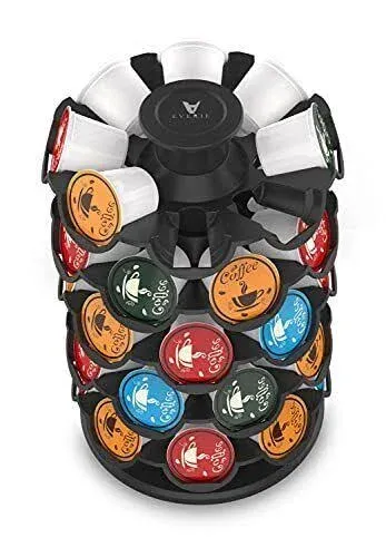 Everie Coffee Pod Storage Carousel Holder Organizer