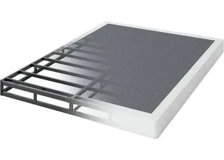 5 Inch Low Profile Box Spring for King Bed, Sturdy Metal Frame Mattress Foundation, Easy Assembly, Quiet & Noise-Free