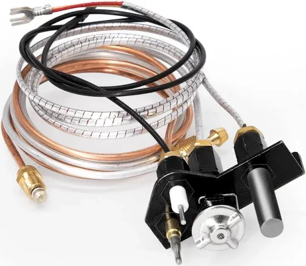 Hiorucet Propane Gas (LP) 69L18 Pilot Assembly Kits for Lennox Elite, IHP, Merit, Superior, Astria Fireplaces and Inserts, 69L1801, J4118, 902162 Pilot Replacement Parts with Thermocouple, Thermopile.