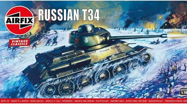 Airfix Vintage Classics Russian T34 Medium Tank