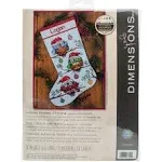 Dimensions Holiday Hooties Stocking Cross Stitch Kit 70-08951 New Needlecraft