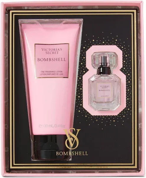 NIB Victoria&#039;s Secret BOMBSHELL 2Pc GIFT SET EDP PARFUME &amp; FRAGRANCE LOTION