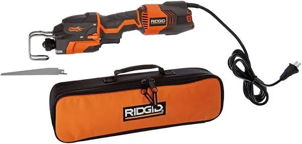 Ridgid Thru Cool 6 Amp 1-Handed Orbital Reciprocating Saw Kit