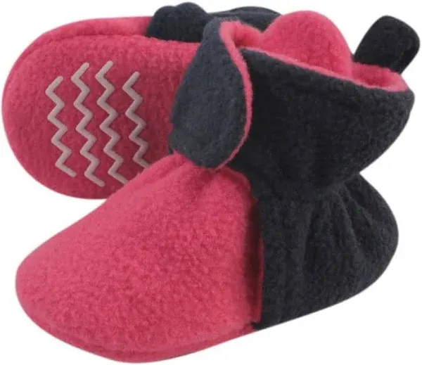 Hudson Baby Unisex-Child Cozy Fleece Booties Winter Accessory Set