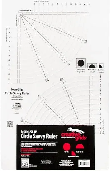 Creative Grids Circle Savvy Ruler