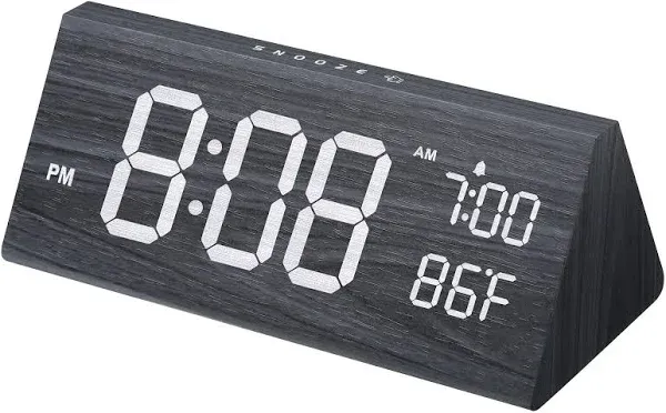 Oct17 Wooden Digital Alarm Clocks