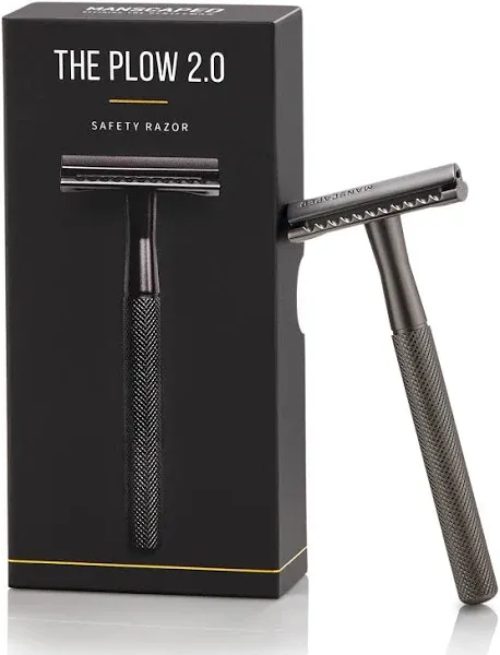 Rust-Resistant Plow 2.0 Safety Razor - Precision Shaving for All Skin Types