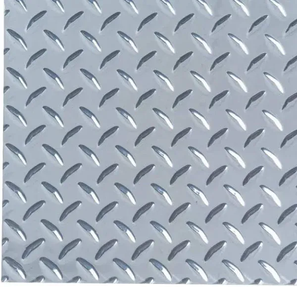 M-d Building Products 1 ft. x 1 ft. Diamond Tread Weight Aluminum Sheet