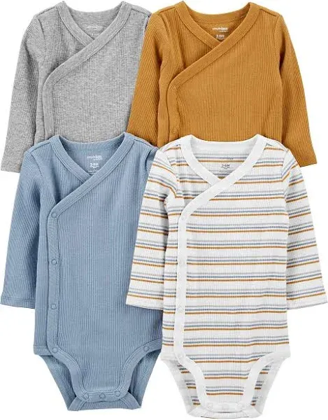 Simple Joys by Carter's unisex-baby 4-pack Side Snap Bodysuit