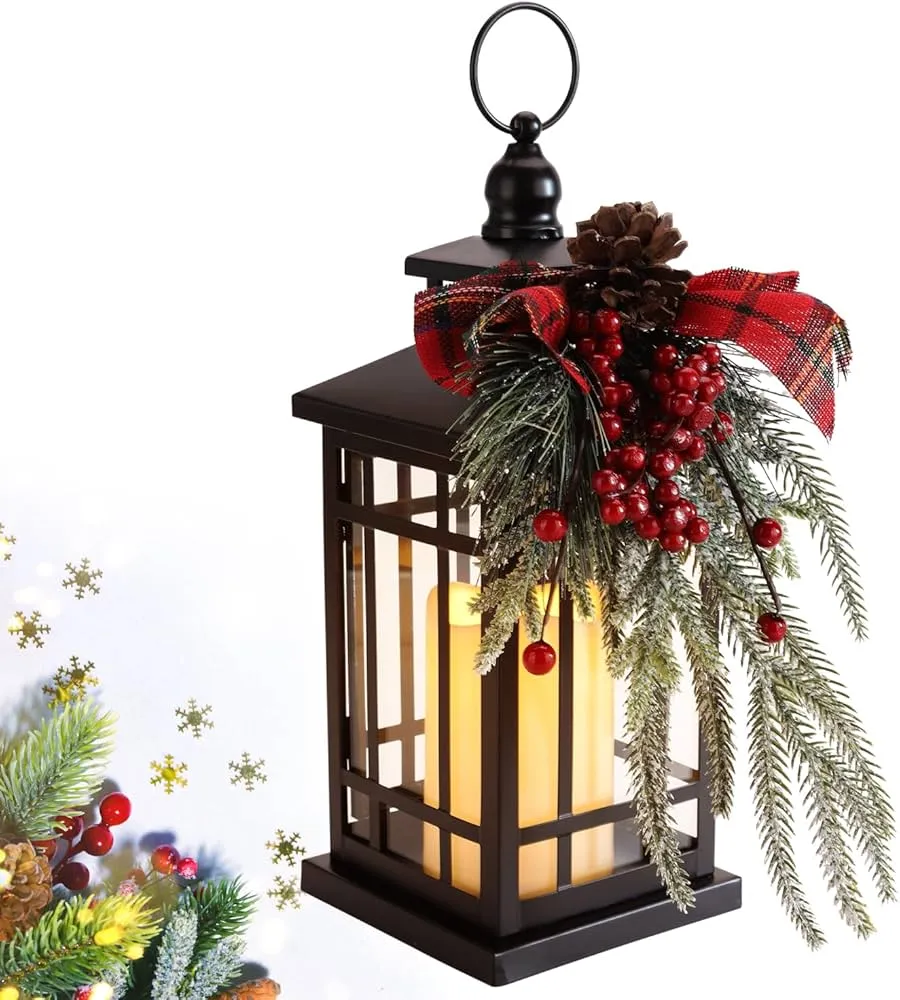 KAMPGO Christmas Decorations Outdoor Hanging Lanterns