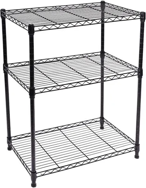 Elevon 3-Shelf Adjustable Heavy Duty Storage Shelving Unit