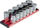 Craftsman V-Series 1/2 in. Drive Metric 6 Point Socket Set 13 PC