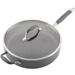 Anolon Advanced Home Hard Anodized 5-Qt. Saute Pan With Lid And Helper Handle -