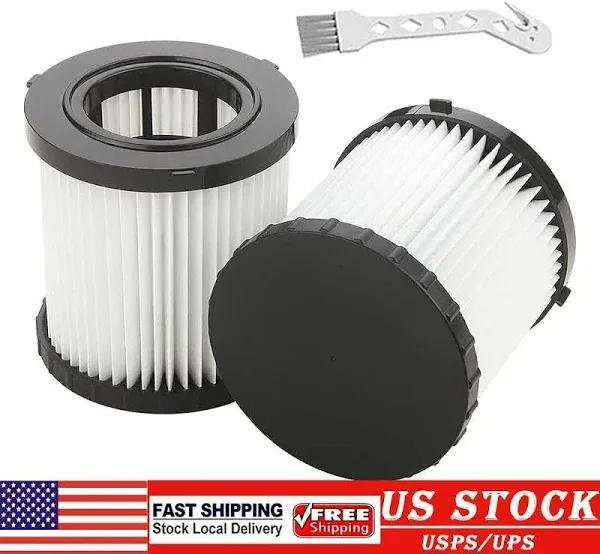 2 Pack Vacuum Replacement Filter for Dewalt DCV580 DCV581H Washable and Reusable