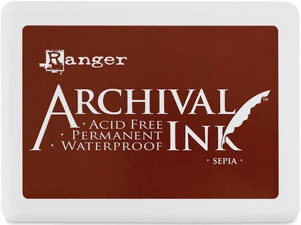 Ranger Archival Ink Jumbo Ink Pad #3 Sepia