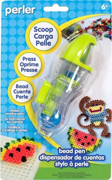 Perler Beads Pen Bead Dispenser Kid's Crafts, 1 pc, Lime Green