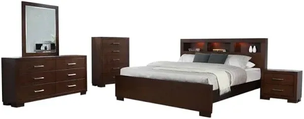 Coaster Jessica King Bedroom Set Cappuccino