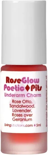 Living Libations - Organic Poetic Pits Roll-On Deodorant | Natural, Wildcrafted, Vegan Clean Beauty (Sunrise, .33 fl oz | 10ml)