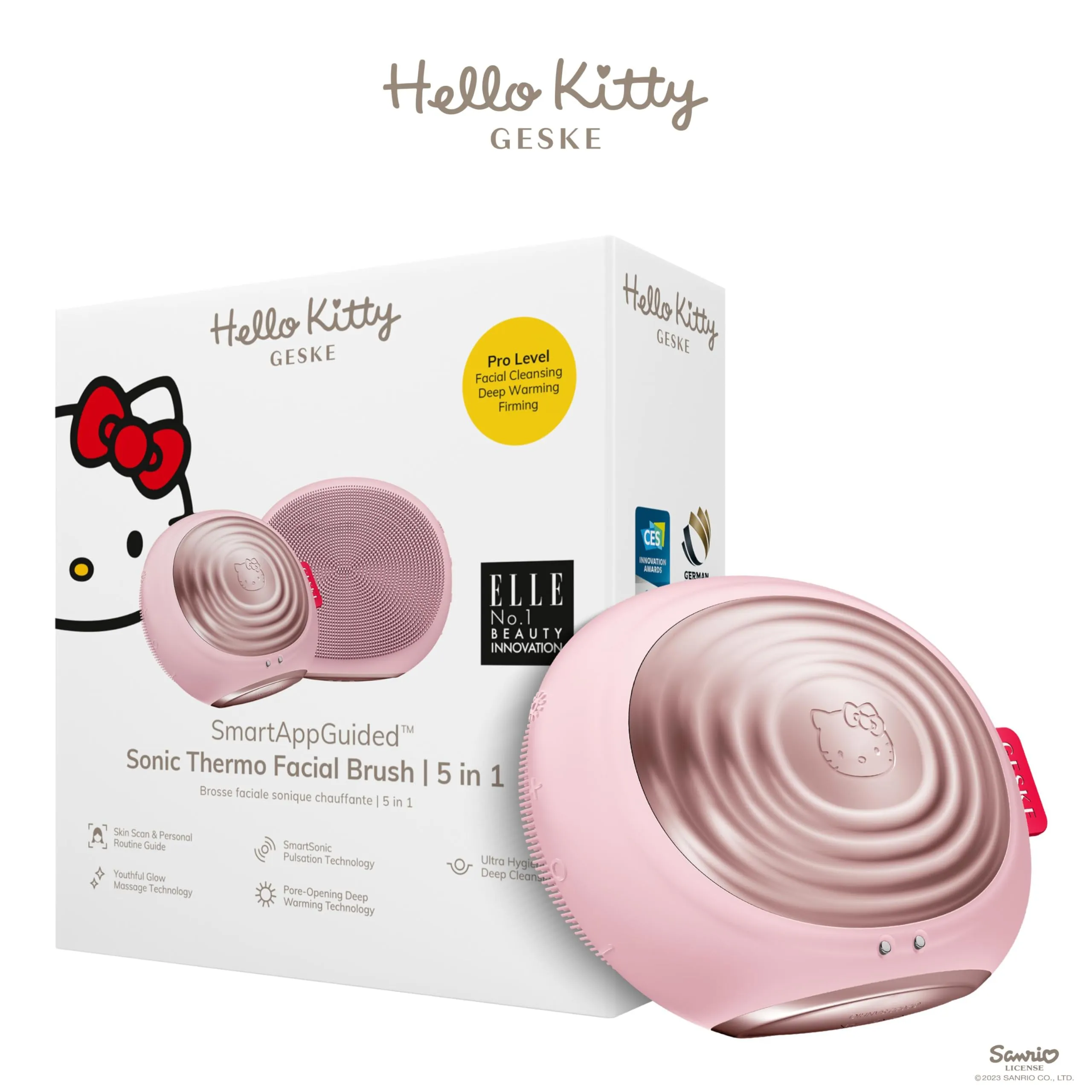 GESKE Hello Kitty Sonic Thermo Facial Brush