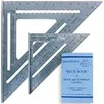 Swanson Tool Co., Inc SW1201K Value Pack 7 inch Speed Square and Big 12 Speed Square ships with Blue Book