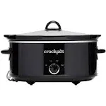 Crock-Pot Manual Slow Cooker, 7-Quart, Black (SCV700-B2)