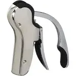 Stainless Steel Wine Opener Compact Vertical Corkscrew Bottle Chrome 